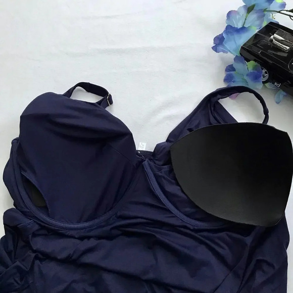 Anne Cole NWT 2 Piece Swimwear Women 24W - Picture 9 of 15